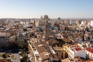 Roma 'nın şehir manzaralı panoramik manzarası