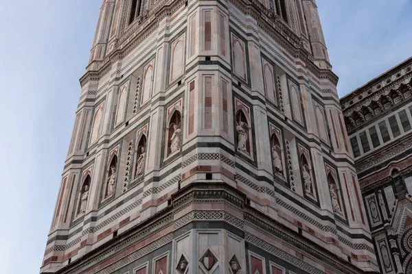Giotto Nun Çan Kulesiyle Floransa Katedrali Cephesi — Stok fotoğraf