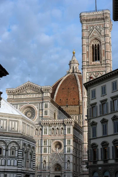 Vista Catedral Florencia Con Campanario Giotto Imagen De Stock