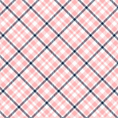 Tartan light red and white pattern.