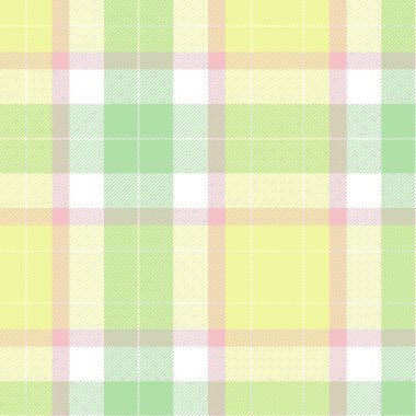 Tartan sarısı ve yeşil desen.