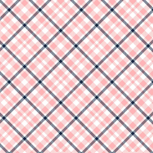 Tartan light red and white pattern. — Stock Vector