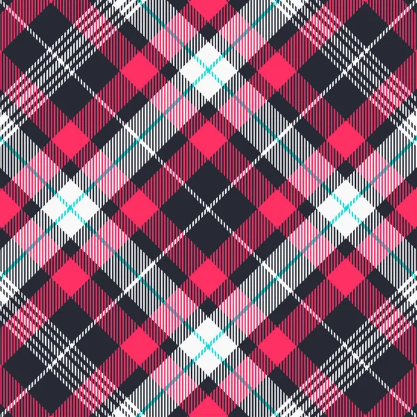 Tartan padrão vermelho e azul . —  Vetores de Stock