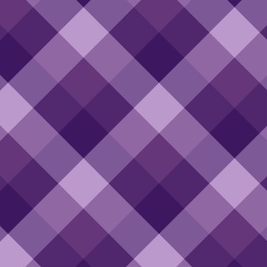 Gingham menekşe deseni.