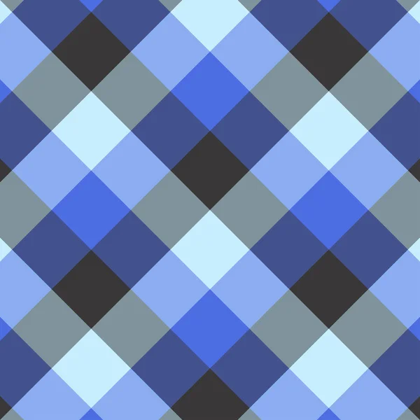 Голубой узор Джингема . — стоковый вектор