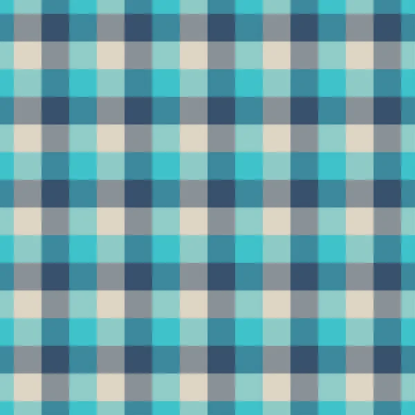 Gingham Cyan-Muster. Textur für Karos, Tischdecken, Kleidung, Hemden, Kleider, Papier, Bettwäsche, Decken, Decken und andere textile Produkte. Vektor-Abbildung Folge 10 — Stockvektor