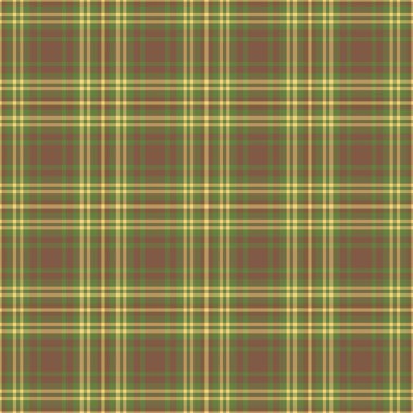 Sarı ve Siyah Tartan Deseni.