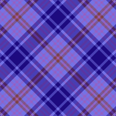 Mavi ve Kırmızı Tartan Deseni.