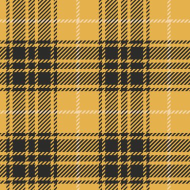 Tartan turuncu ve siyah pürüzsüz desen.