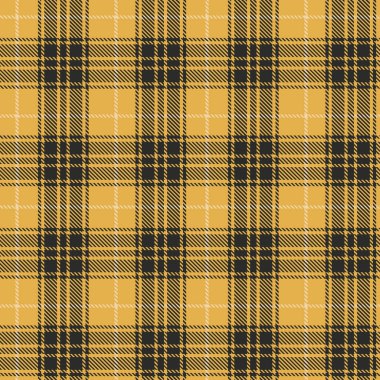 Tartan turuncu ve siyah pürüzsüz desen.