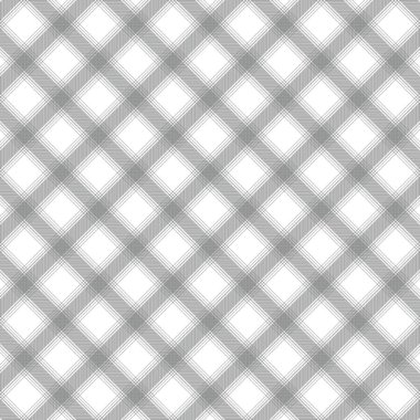 Tartan grisi ve siyah pürüzsüz desen.