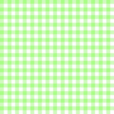 Yeşil Gingham dikişsiz desen.