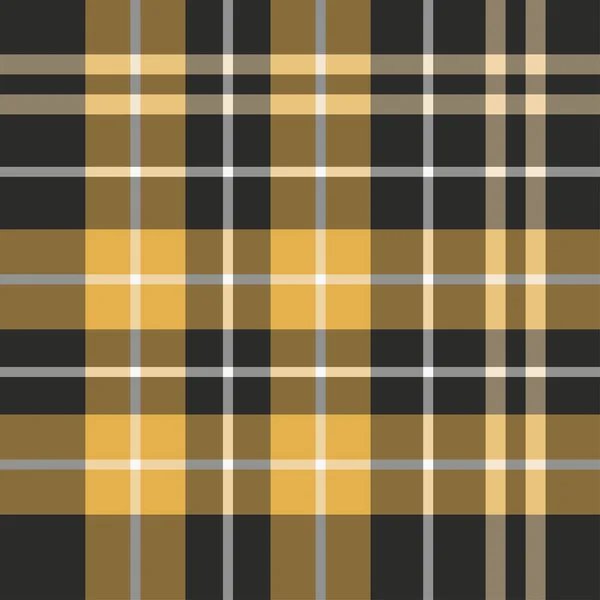 Tartan orange and black pattern. — Stock Vector