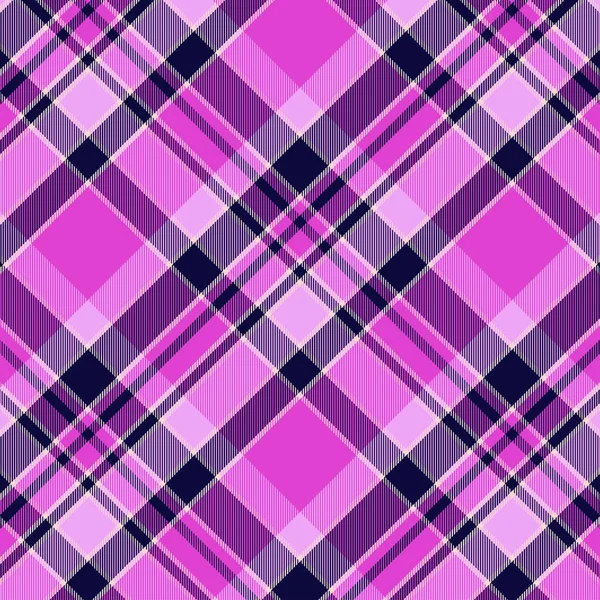 Padrão roxo e azul de Tartan . — Vetor de Stock