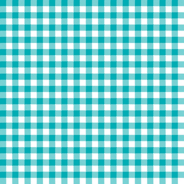 Green Gingham seamless pattern. — Stock Vector