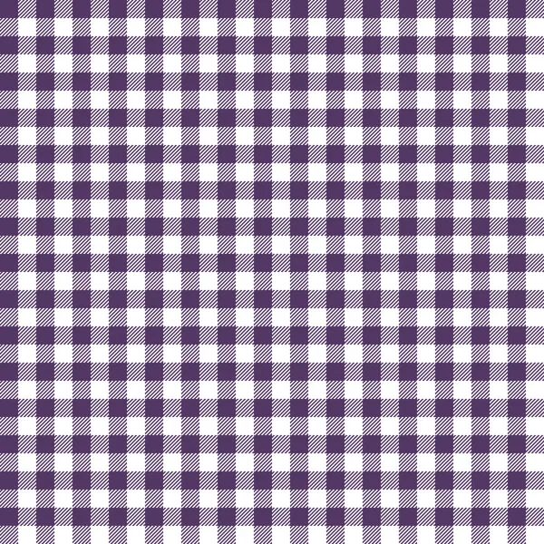 Purples Gingham seamless pattern. — Stock Vector