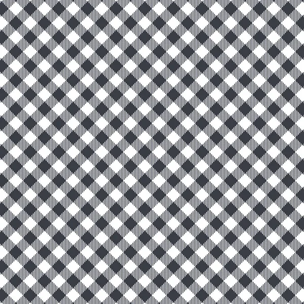 Modèle sans couture Gingham noir . — Image vectorielle