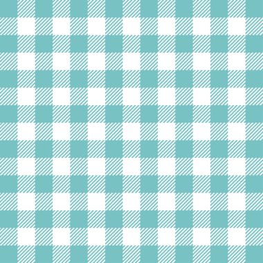 Mavi Gingham dikişsiz desen.