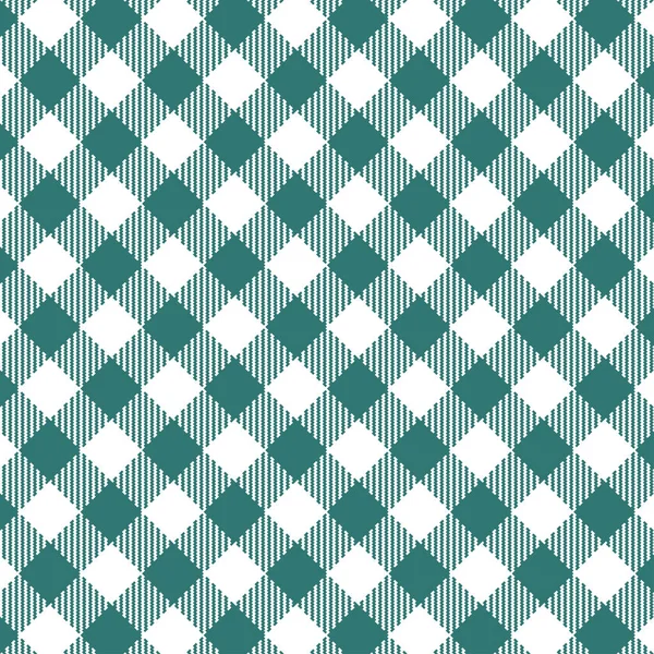 Patrón sin costura de Gingham verde . — Archivo Imágenes Vectoriales