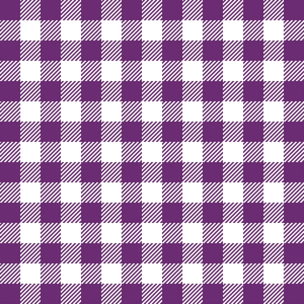 Purple Gingham seamless pattern. — Stock Vector