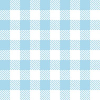Mavi Gingham dikişsiz desen.