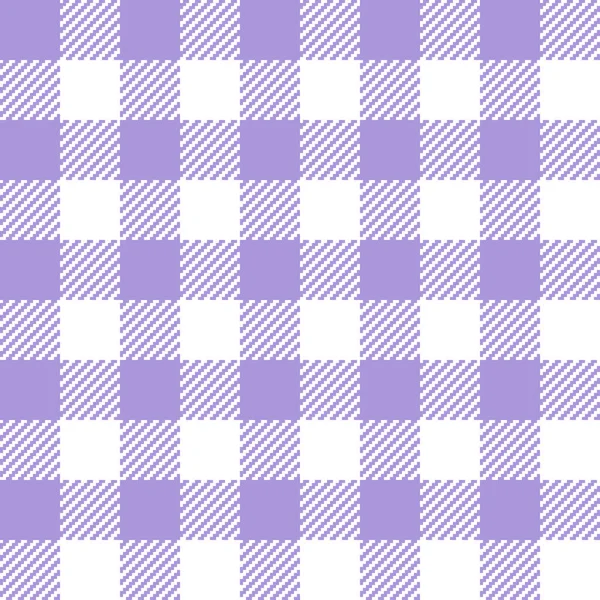 Purple Gingham seamless pattern. — Stock Vector