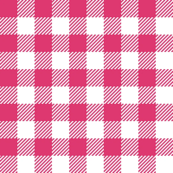 Red Gingham seamless pattern. — Stock Vector