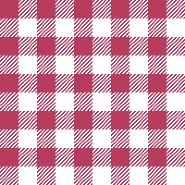 Red Gingham seamless pattern. — Stock Vector