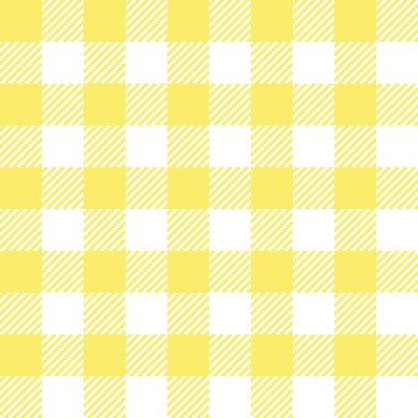 Sarı Gingham kusursuz desen.
