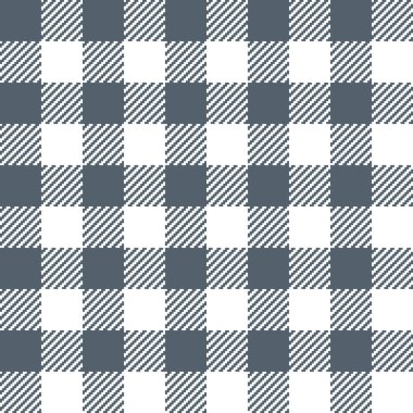 Açık siyah Gingham desensiz.