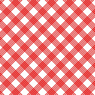 Kırmızı kontrol kusursuz desen.