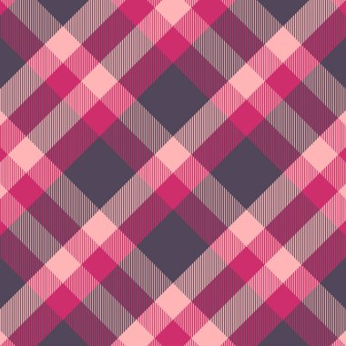 Tartan kırmızısı ve pembe pürüzsüz desen.