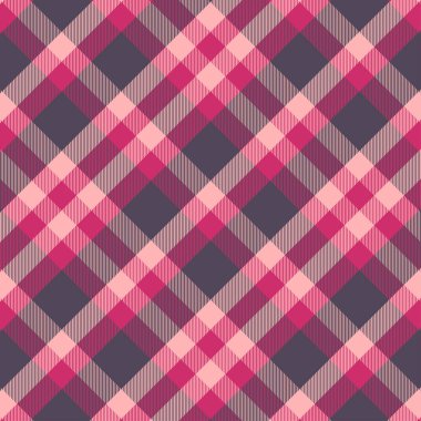 Tartan kırmızısı ve pembe pürüzsüz desen.