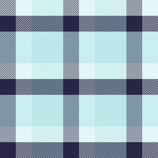 Modèle sans couture bleu tartan et cyan . — Image vectorielle