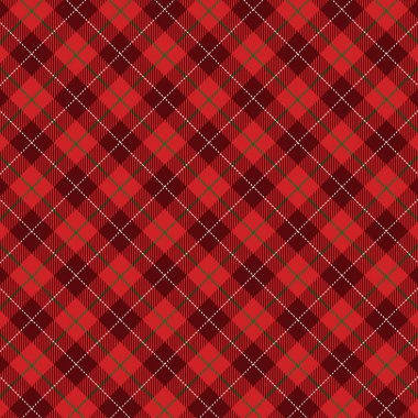 Tartan kırmızı ve koyu kırmızı pürüzsüz desen.