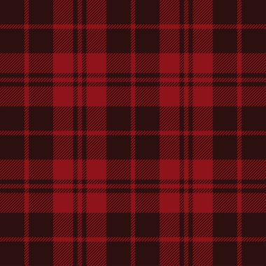 Tartan kırmızısı pürüzsüz desen.
