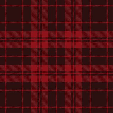 Tartan kırmızısı pürüzsüz desen.