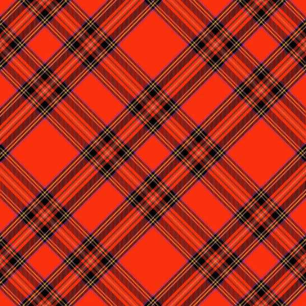 Tartan padrão sem costura vermelho e preto . — Vetor de Stock