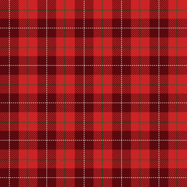 Tartan red and dark red seamless pattern. — Stock vektor