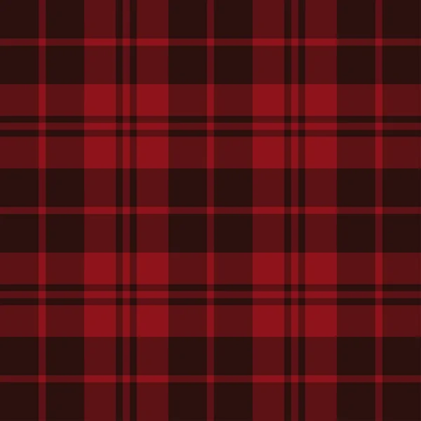 Tartan modello rosso senza cuciture . — Vettoriale Stock