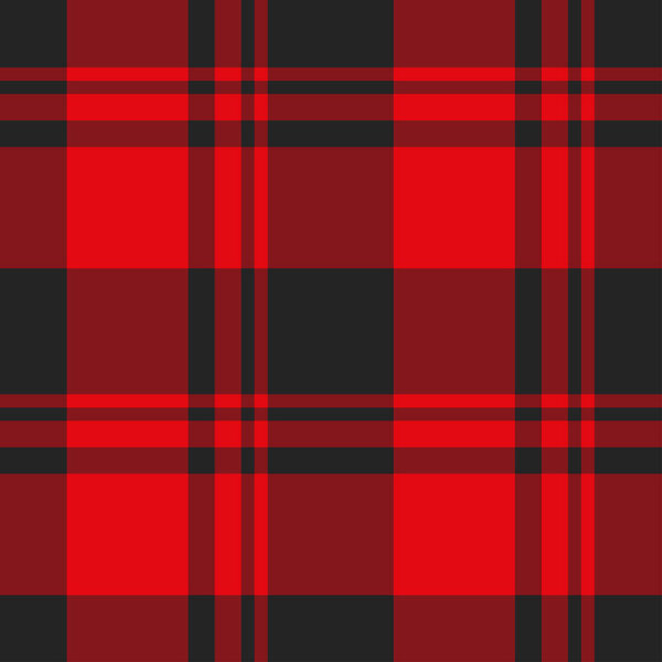 Tartan red and black seamless pattern.
