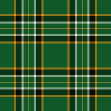 Tartan yeşili ve sarı pürüzsüz desen.