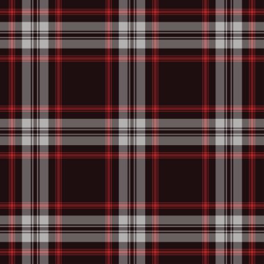 Tartan kırmızı ve siyah pürüzsüz desen.