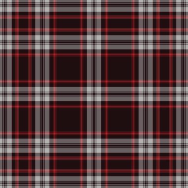 Tartan kırmızı ve siyah pürüzsüz desen.