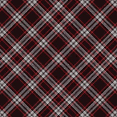 Tartan kırmızı ve siyah pürüzsüz desen.