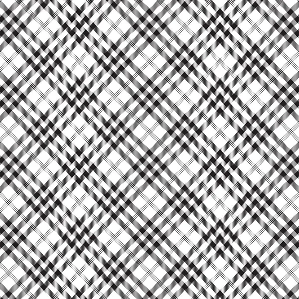 Μαύρο και άσπρο Tartan χωρίς ραφή μοτίβο. — Διανυσματικό Αρχείο