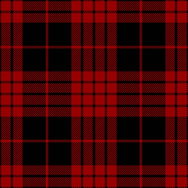 Tartan red and black seamless pattern.