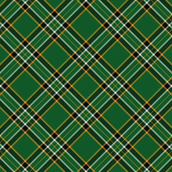 Modèle sans couture vert tartan et jaune . — Image vectorielle