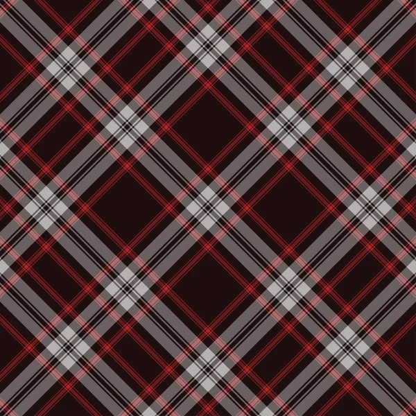 Tartan red and black seamless pattern. — Stock vektor