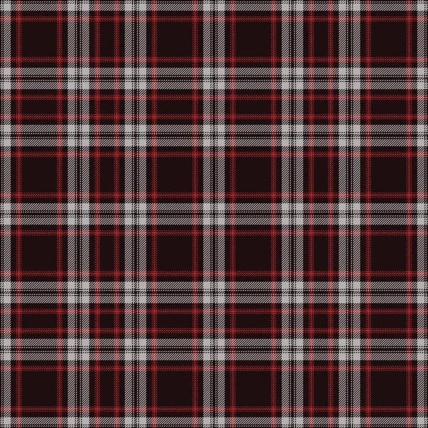 Tartan red and black seamless pattern. — Stock Vector